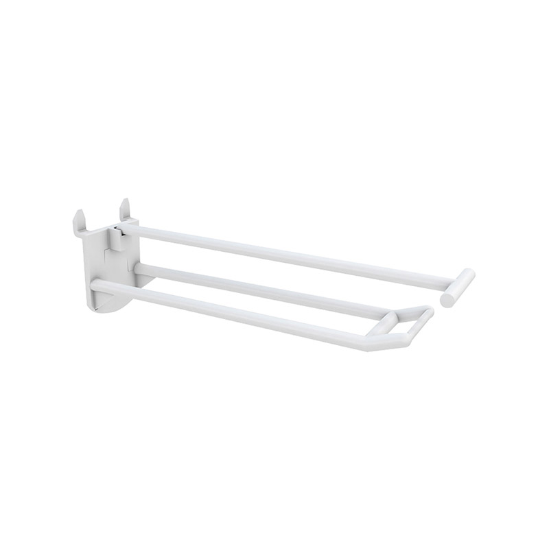 Крючок двойной в картон с держателем под ценник длина 100 мм DOUBLE HOOK-PH-CR–100 EPG